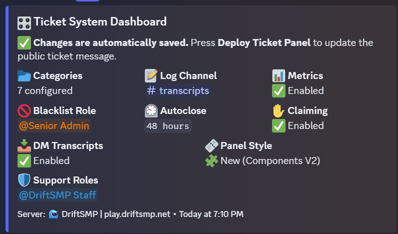 Dashboard Preview